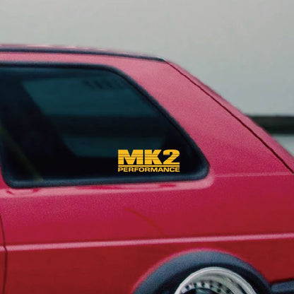For MK2 Performance 16cmx6cm Xy Stickers Vinyl Decals Rear