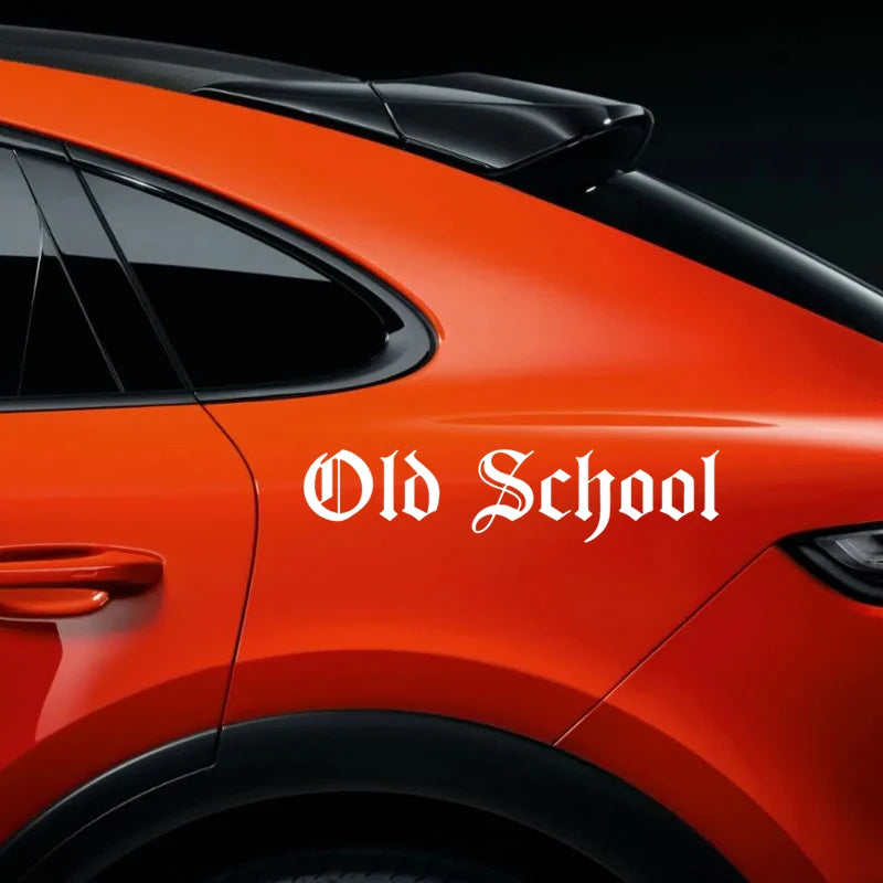 Old School die-cut Vinyl Decal Sticker Waterproof Decors On
