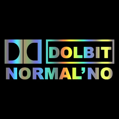 CK2302 7CM Dolbit Normal No Funny Sticker Vinyl Decal