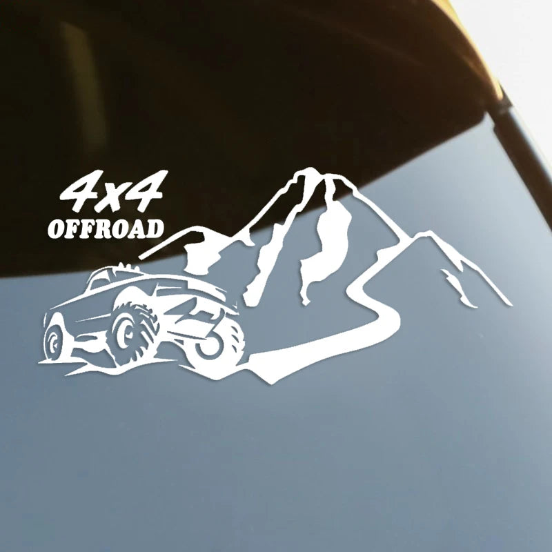 4X4 Off Road die-cut Vinyl Decal Sticker Waterproof Decors