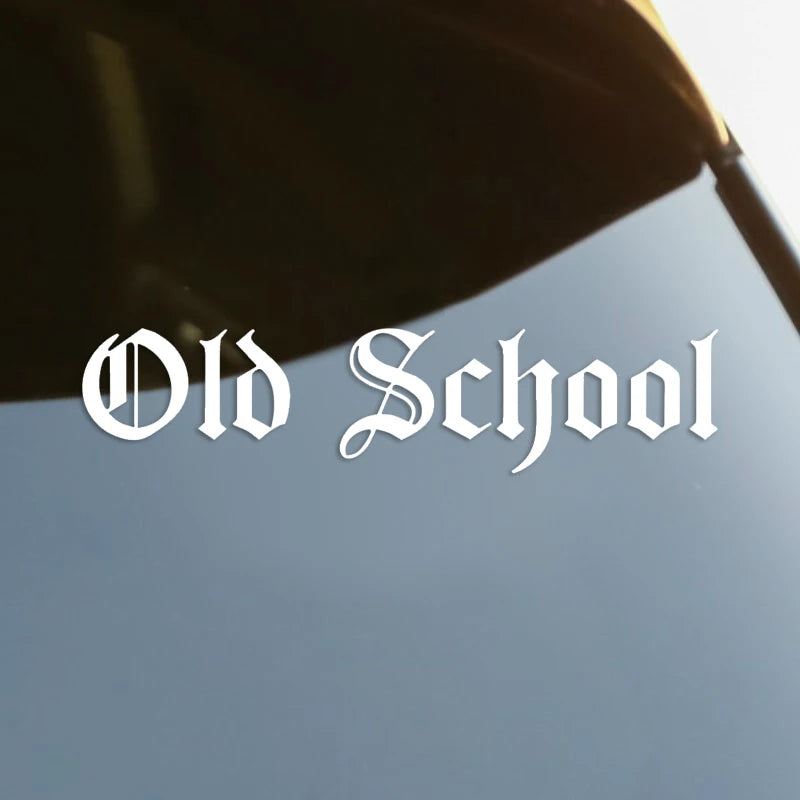 Old School die-cut Vinyl Decal Sticker Waterproof Decors On