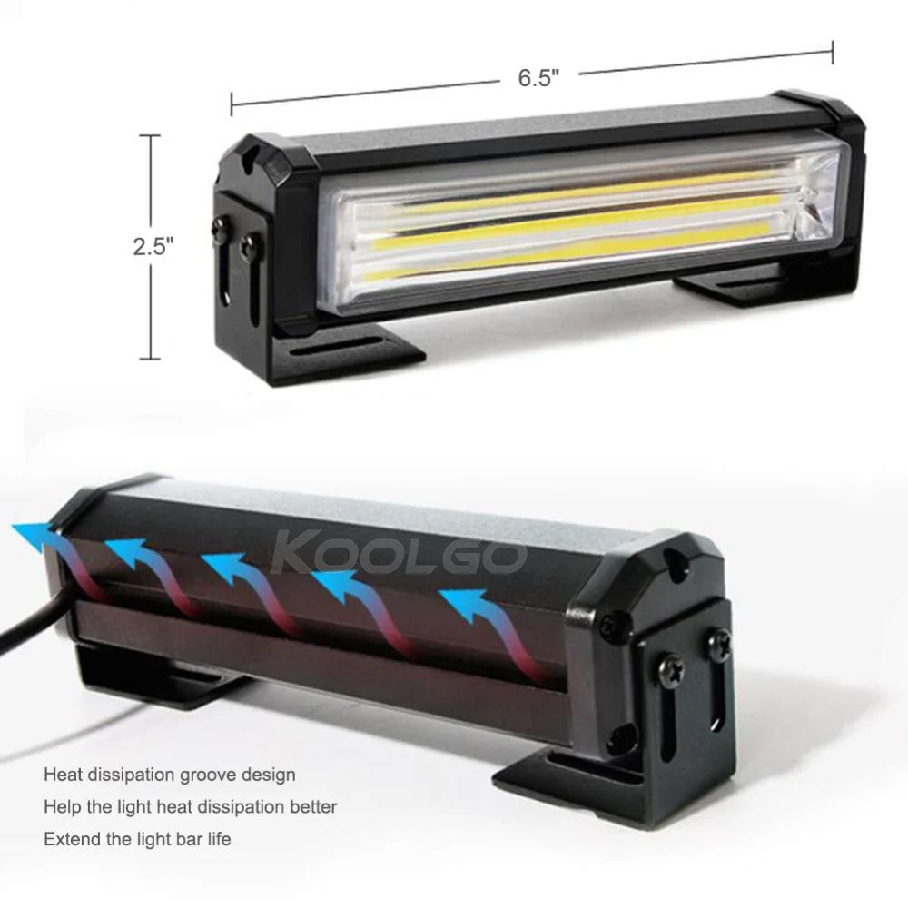 40W 80W Cob Front Grille Strobe Lightbar Fire Truck