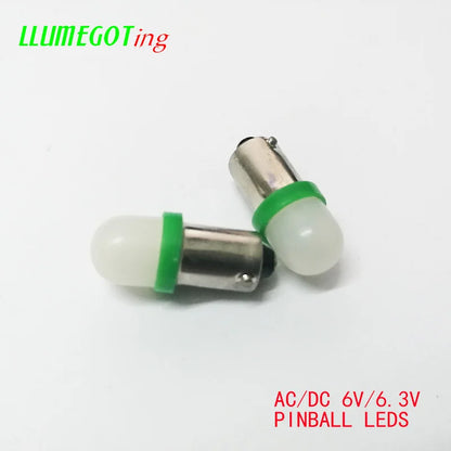 50PCS Milk White Dome ba9s T4W 1X smd5050 Non