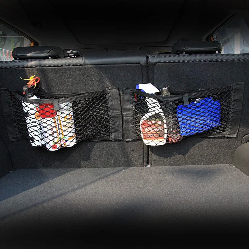 For Audi Accessories A4 A5 A6 Sticker Trunk Box Storage Bag Net