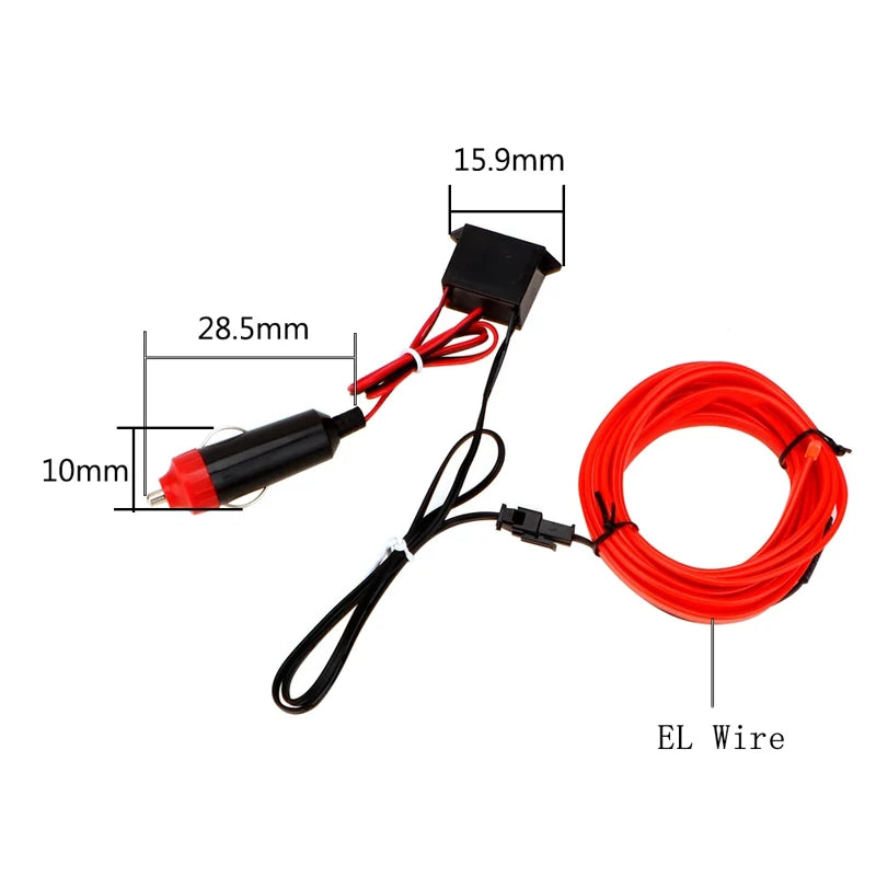 El Wire Interior Ambient Flex RGB Strip Flexible Atmosphere