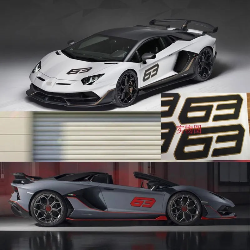 For Lamborghini Aventador Svj 63 Personalized Sports Sticker