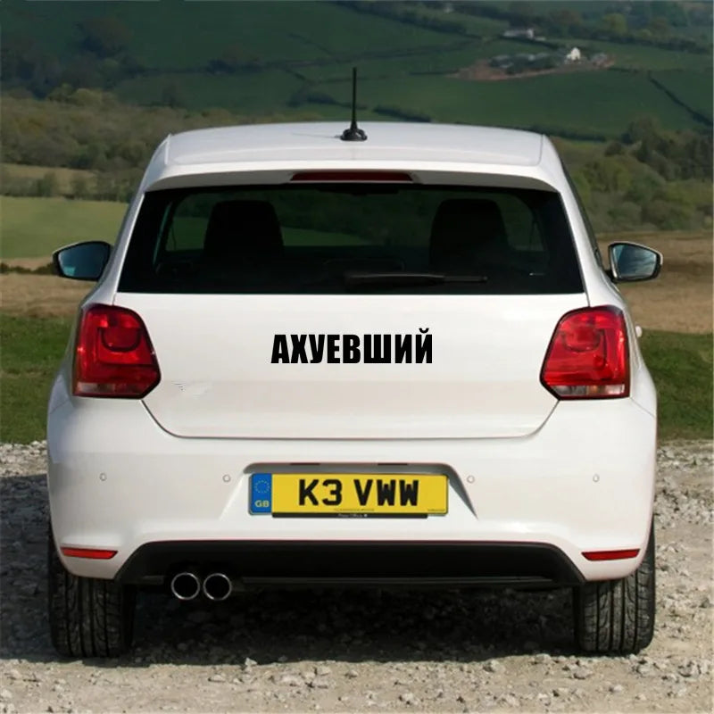 CK20009 Funny Ahuhevshiy Adhesive Vinyl Sticker Waterproof Decal