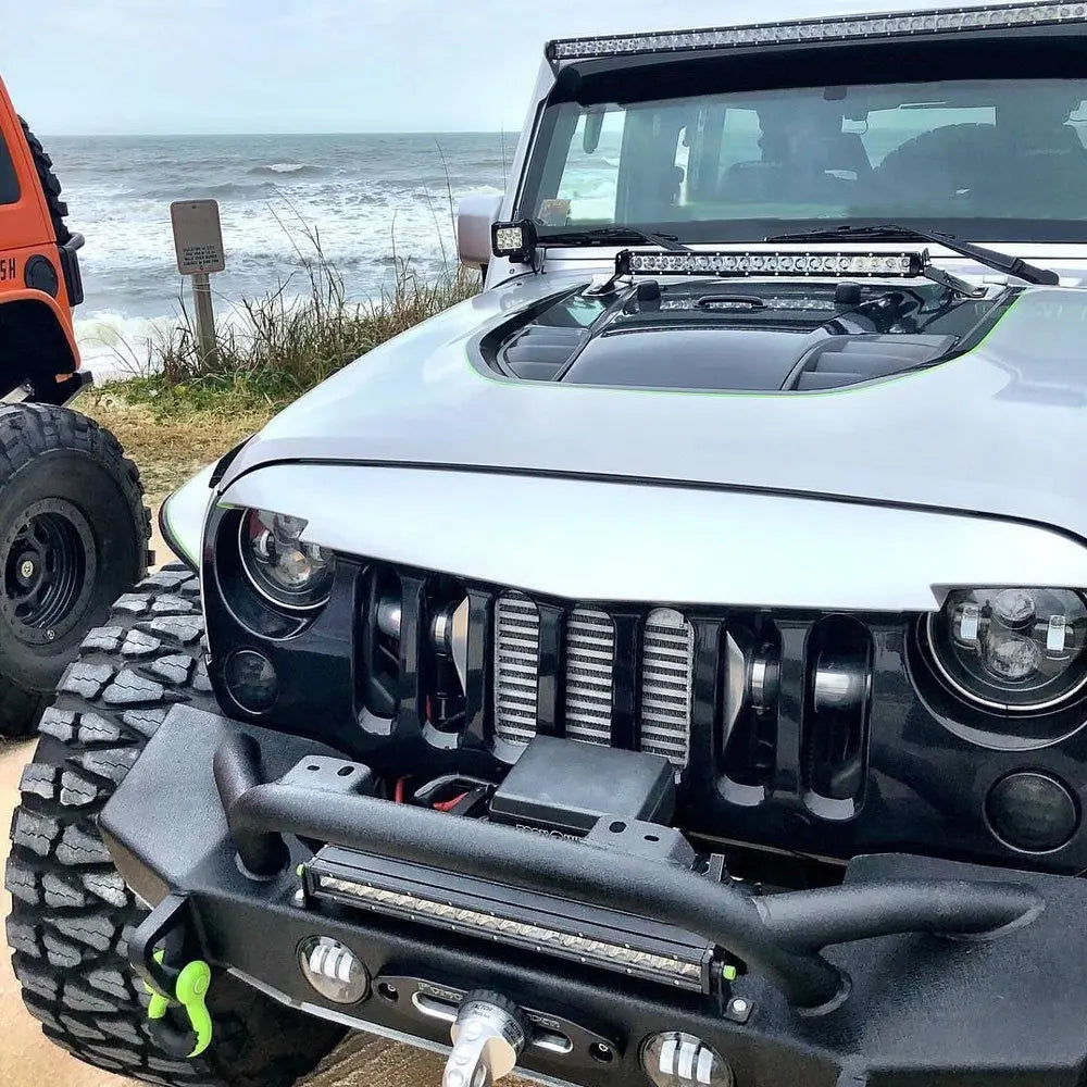 For Jeep Offroad Single Row Slim Bar SUV Pickup 4X4 Truck