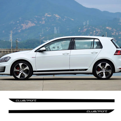For Volkswagen VW Golf 7 MK7 Side Door Sticker Vinyl Film Long