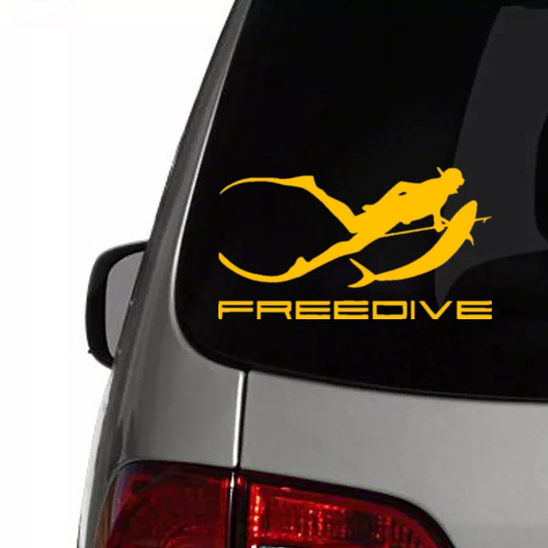 CK3343 Dive Vinyl Sticker Waterproof Cool Removable Decal