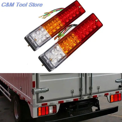 Leds 12V Waterproof Truck Tail Yacht Trailer Taillight Reversing