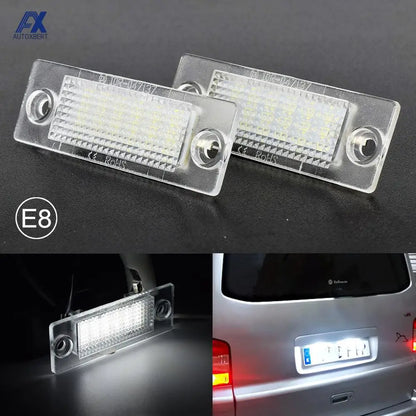For VW Transporter T5 Caddy Touran 2PCS License Number Plate