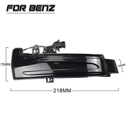 For Mercedes Benz W204 Cla A 2PCS Dynamic Turn Signal Side