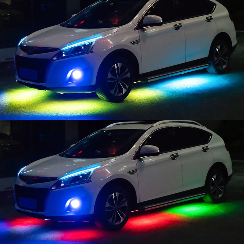 RGB Multicolor Flexible Flowing Underglow Underbody Waterproof