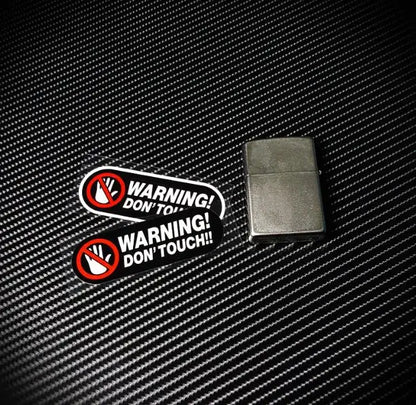 For Vans,Motorcycle Lap Warning Don T Touch Sticker Reflective