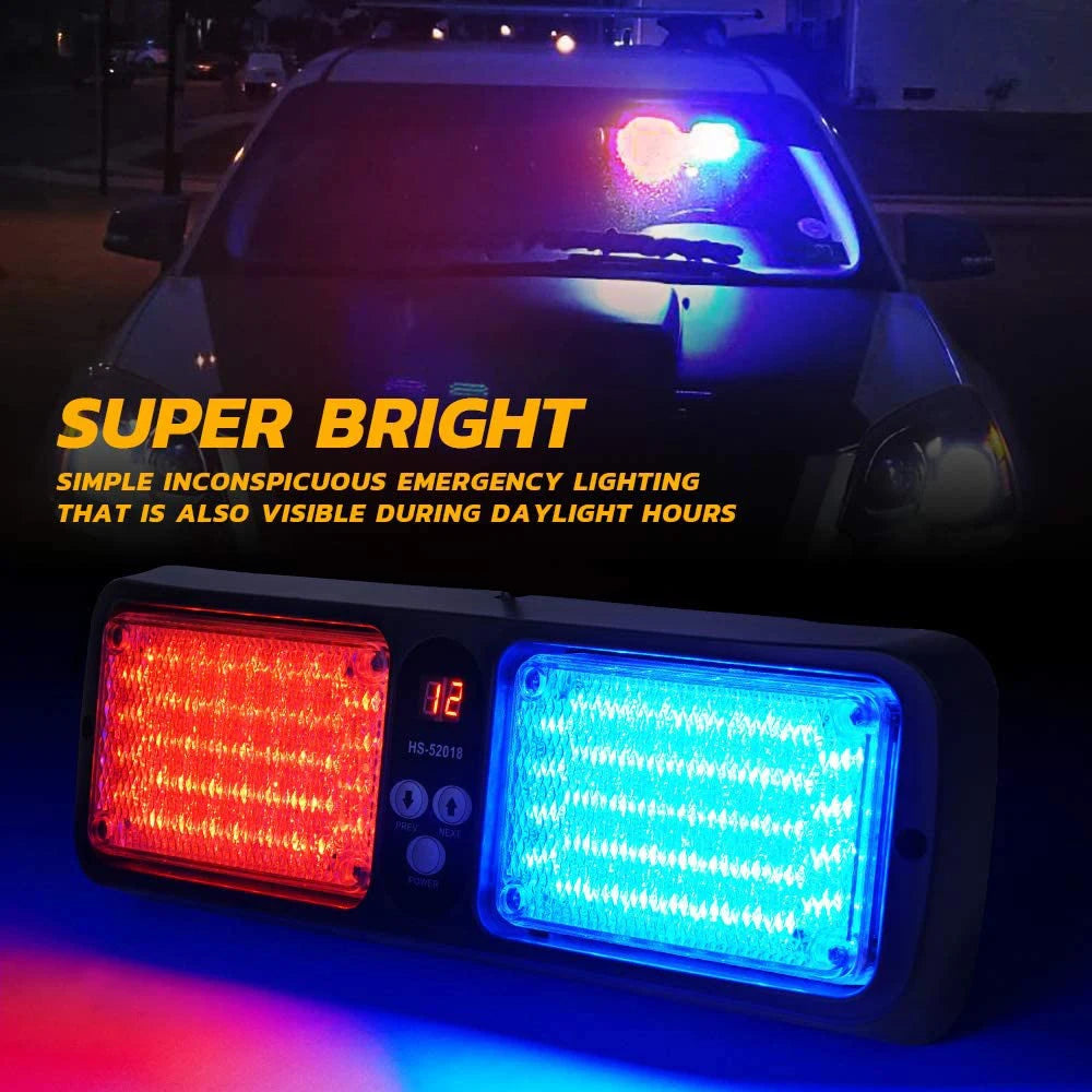 For Volunteer Vehicles Visor Strobe Bar Interior Windshield