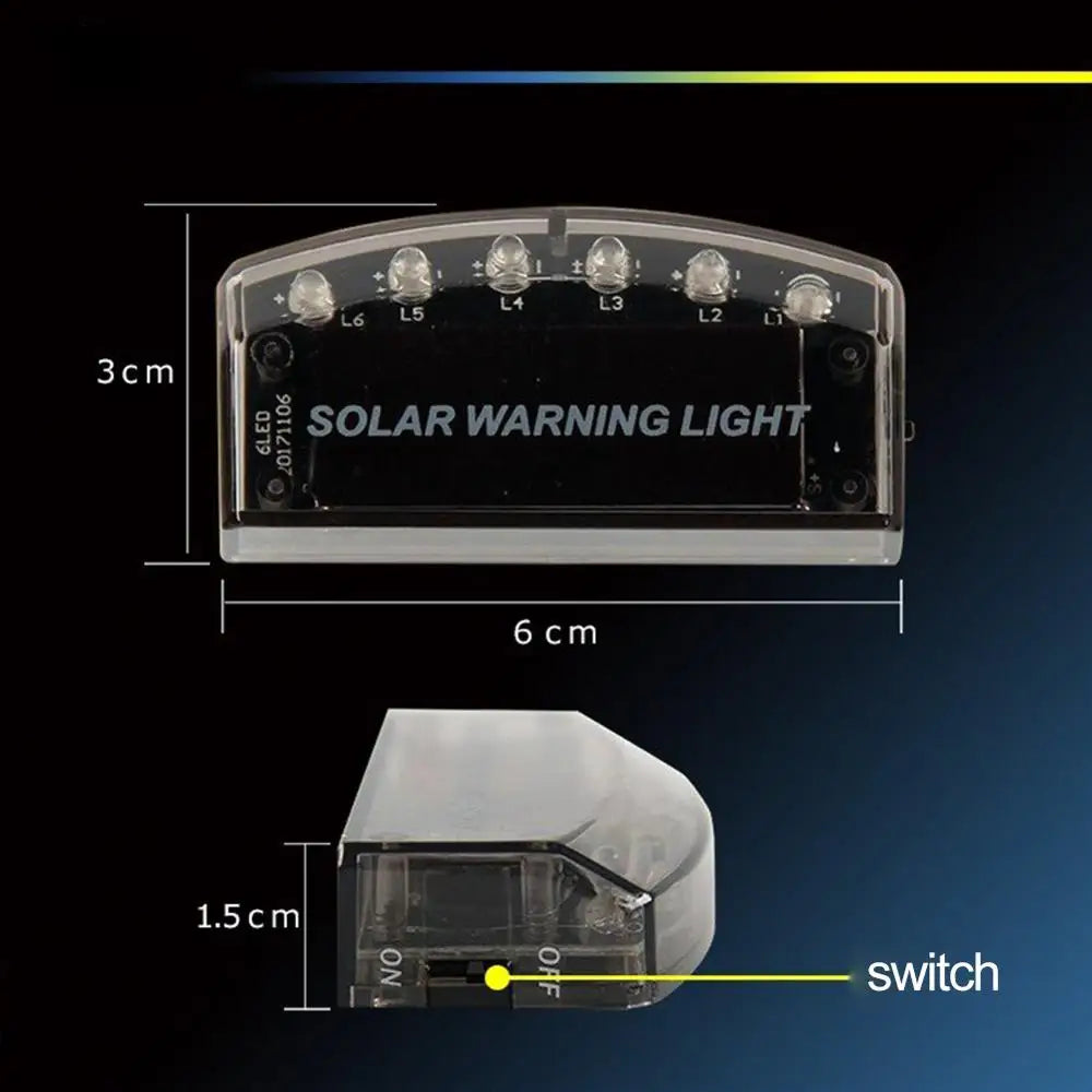 2019 Alarm Solar Power Simulated Warning Strobe anti-theft