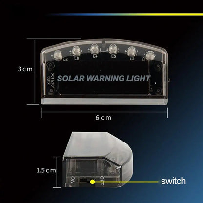 2019 Alarm Solar Power Simulated Warning Strobe anti-theft