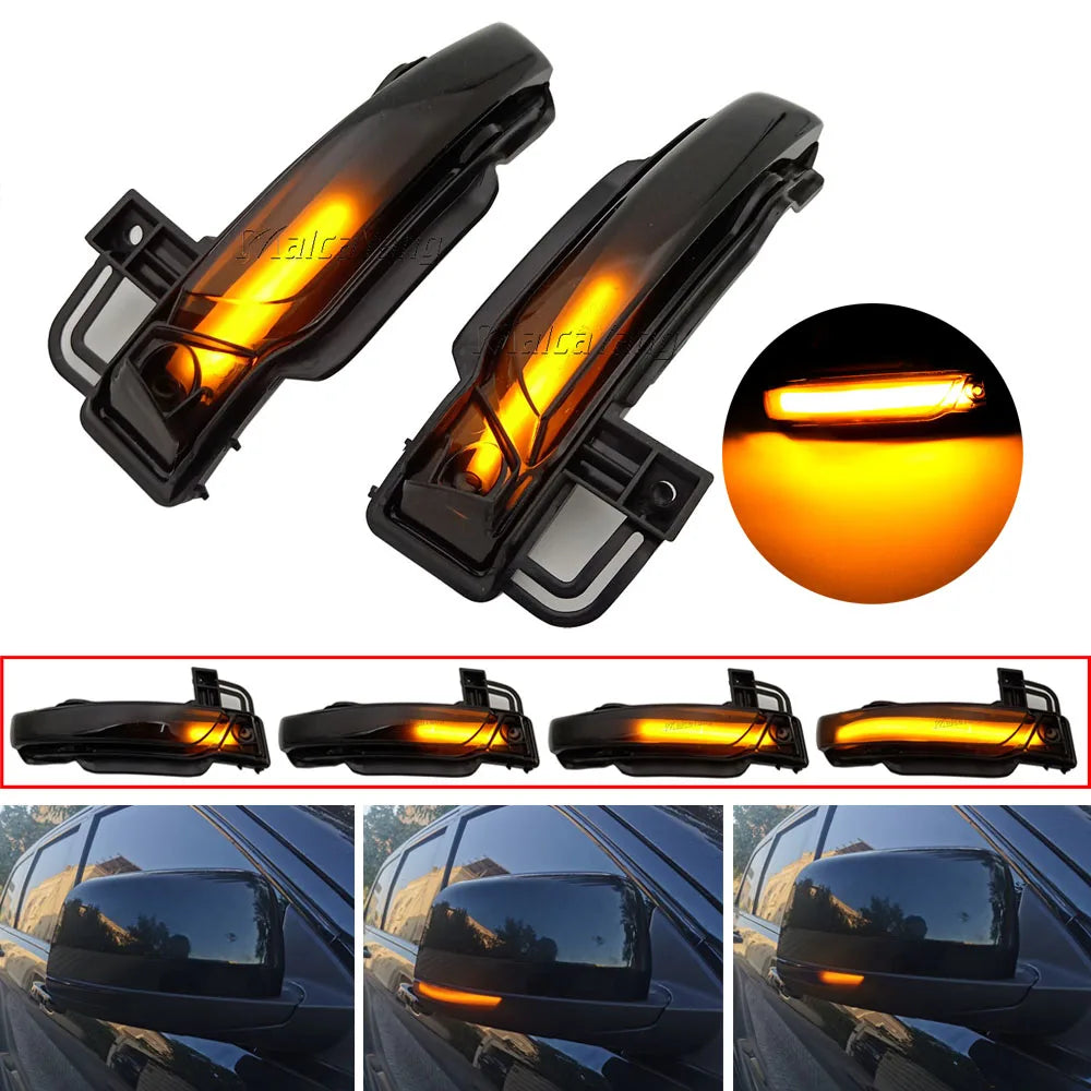 For Jeep Grand Cherokee Dodge Durango 2X Dynamic Side Mirror