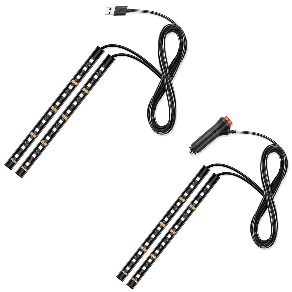USB Foot Pad Decor Atmosphere Neon Strip Tuto Colorful