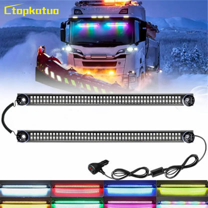 IN1 Windshield Strobe Flashing Warning RGB 192LED Roof Front