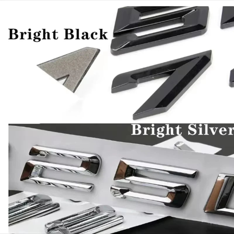 For E46 E90 E91 F30 G20 3D Trunk Sticker 116D 118D 120D 125D