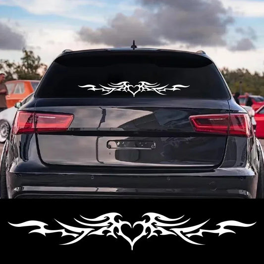 Heart Wings Sticker Windshield Decor Vinyl Film Decal Creative