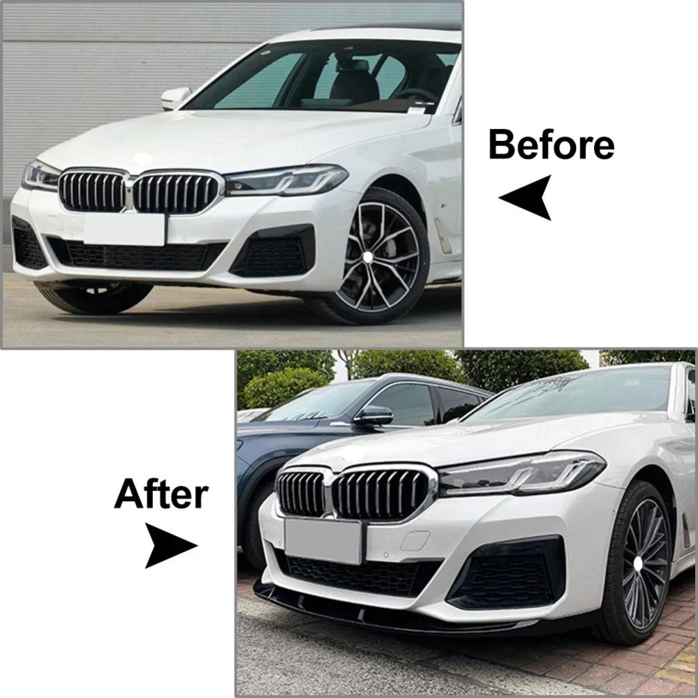 For BMW 5 Series G30 G31 Front Bumper Lip Splitter Diffuser