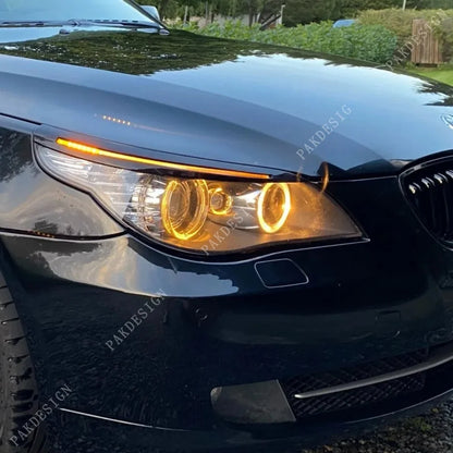 For BMW 5 Series E60 E61 Front Eyebrow Eyelid Bodykit Tuning