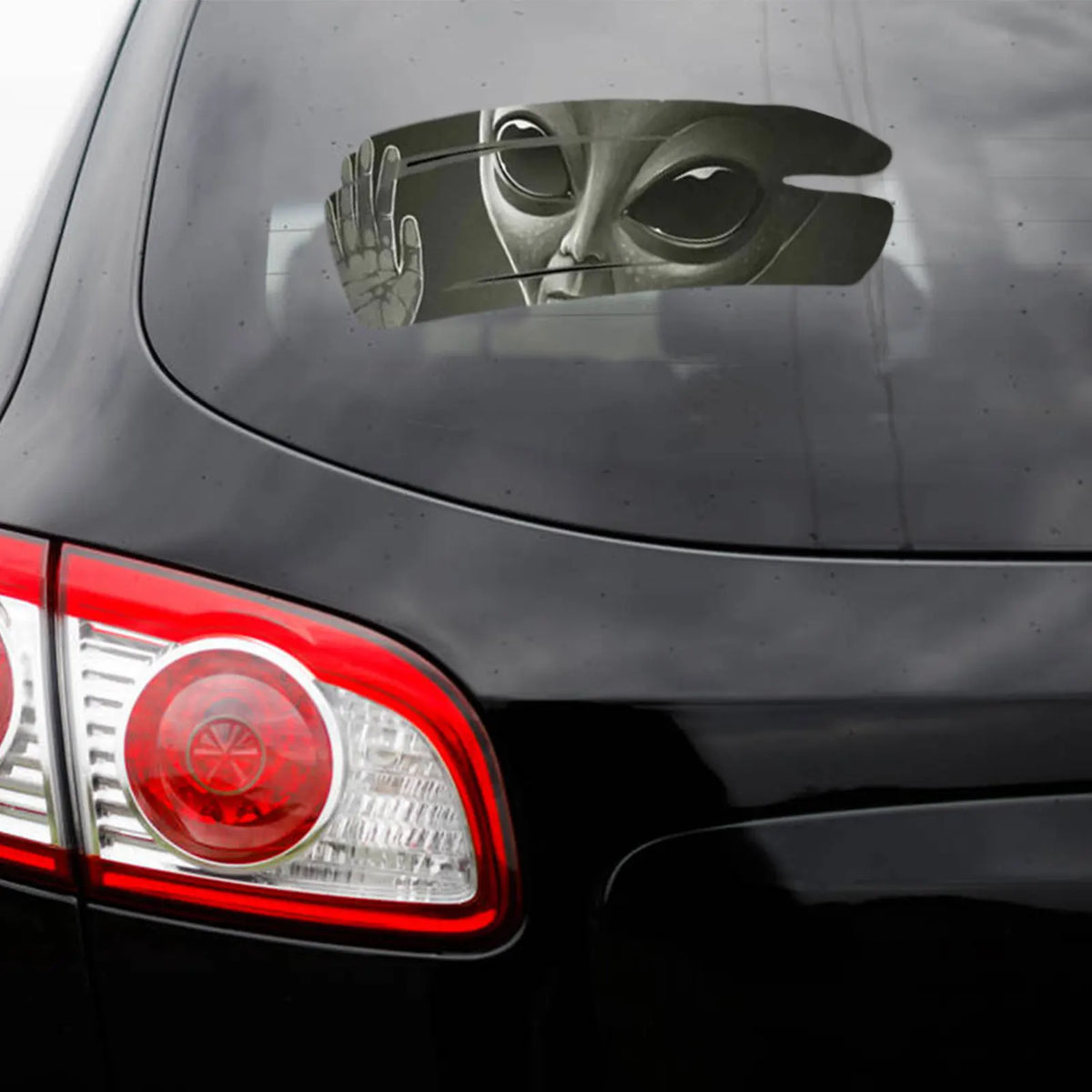 M508 Cool Alien Cracked Sticker self-adhesive Pvc Vinyl Racing