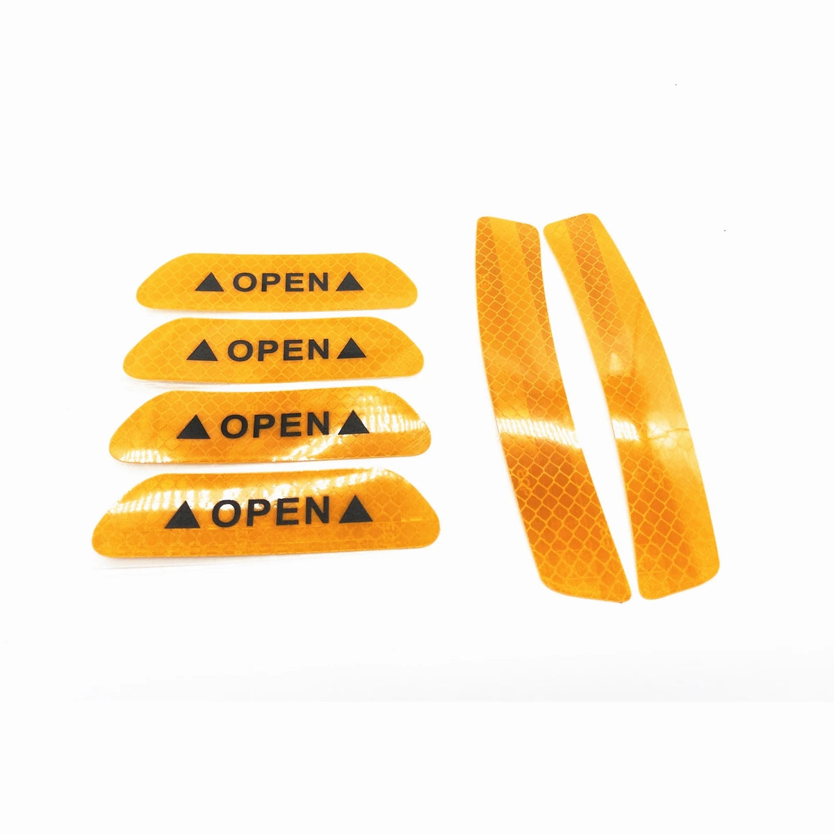 Door Open Wheel Eyebrow Reflective Sticker Cover Decal Trim