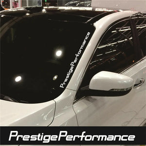 1PC Prestige Performance Graphic Front Windshield Decal Vinyl