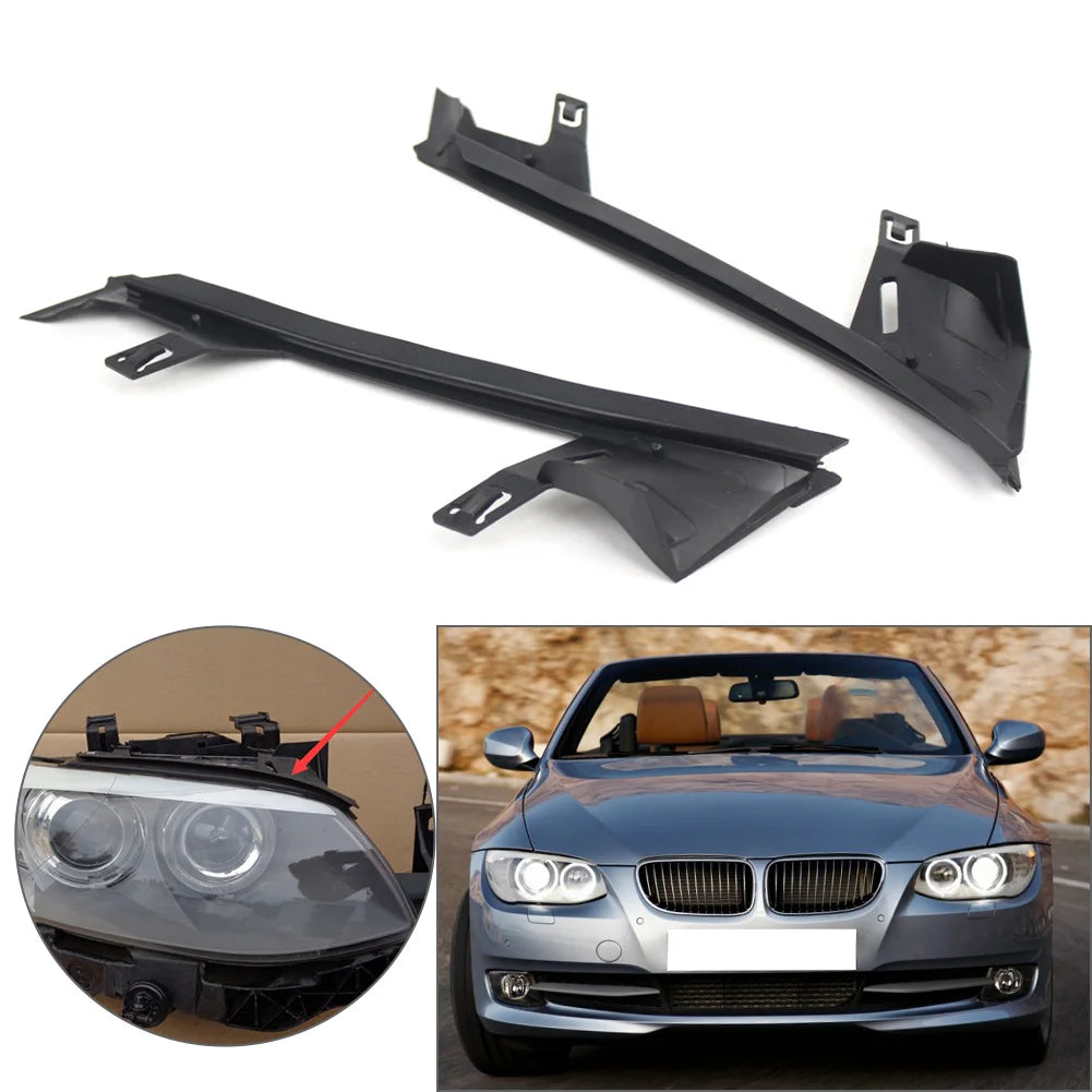 For BMW 3 Series E92 E93 2PCS Headlight Sealing Gasket Seal