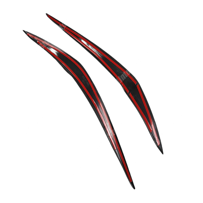 For BMW F20 F21 1 Series 2PCS Front Headlight Evil Eyebrow