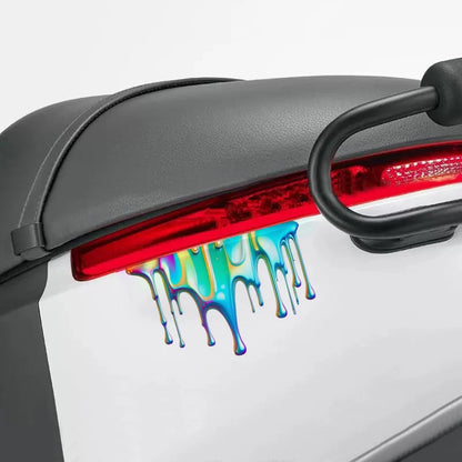Decoractive Stickers Dopamine Coloured Fluid Paint Vinyl