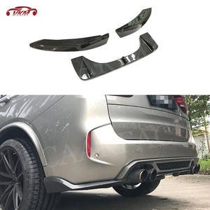 For BMW X5M F85 X6M F86 Rear Bumper Lip Diffuser Splitters Flaps
