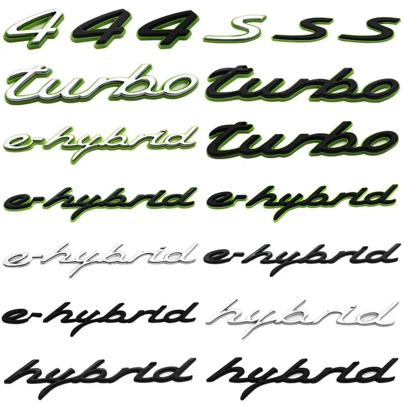 ABS S Turbo E Hybrid Fender Side Logo Sticker