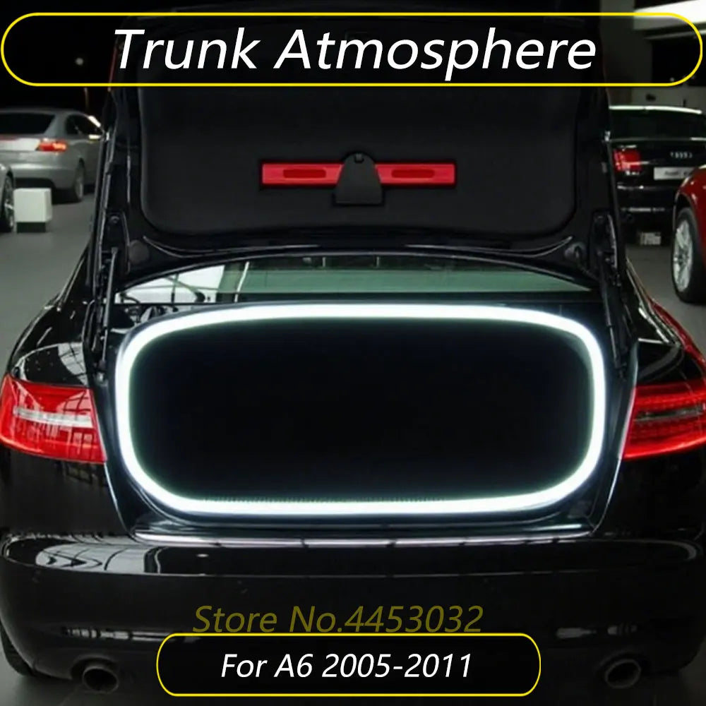 For Audi A6 C6 4F 2005-2011 Strip Trunk Atmosphere Kit Easy