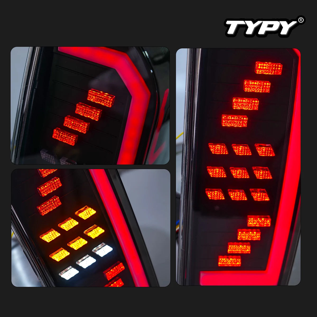 For Nissan Navara NP300 2017-2021 Taillight Upgrade Modified Drl
