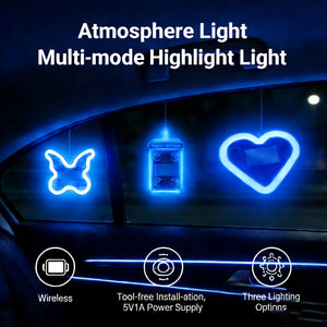Suitable Solar heart-shaped Butterfly Bottle Triangle Window
