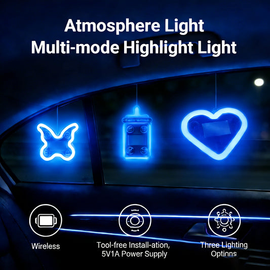 Suitable Solar heart-shaped Butterfly Bottle Triangle Window