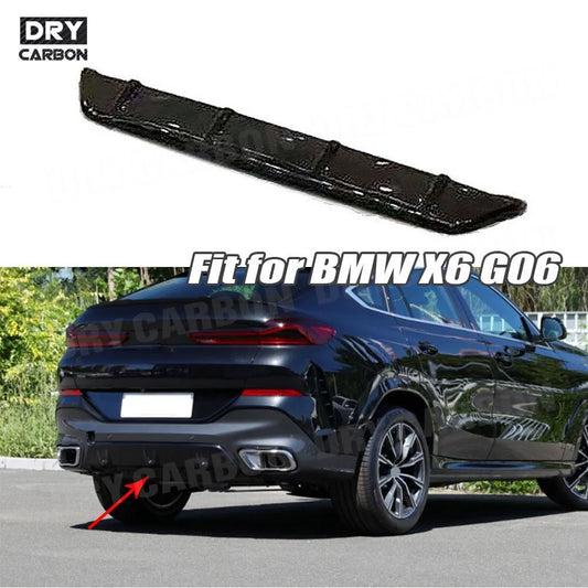 For BMW X6 G06 Lci Sport 2023 Rear Bumper Lip Diffuser Spoiler
