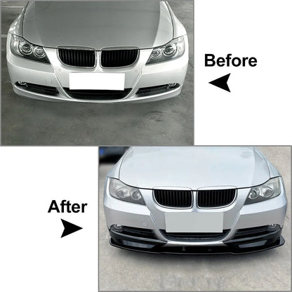 For BMW 3 Serie 2005-2008 E90 ABS Front Bumper Lip Spoiler