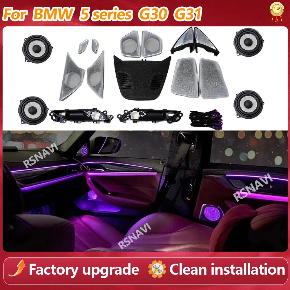 For BMW 5 Series G30 G31 Speaker Cover Ambient G38 Reading