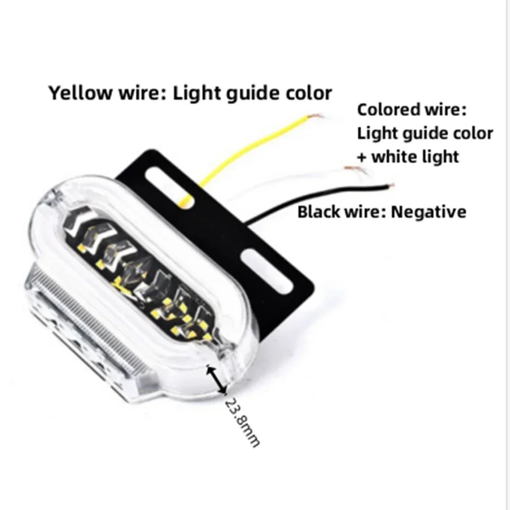 10PCS 24V Flash Side Marker Signal Modes Warning Position