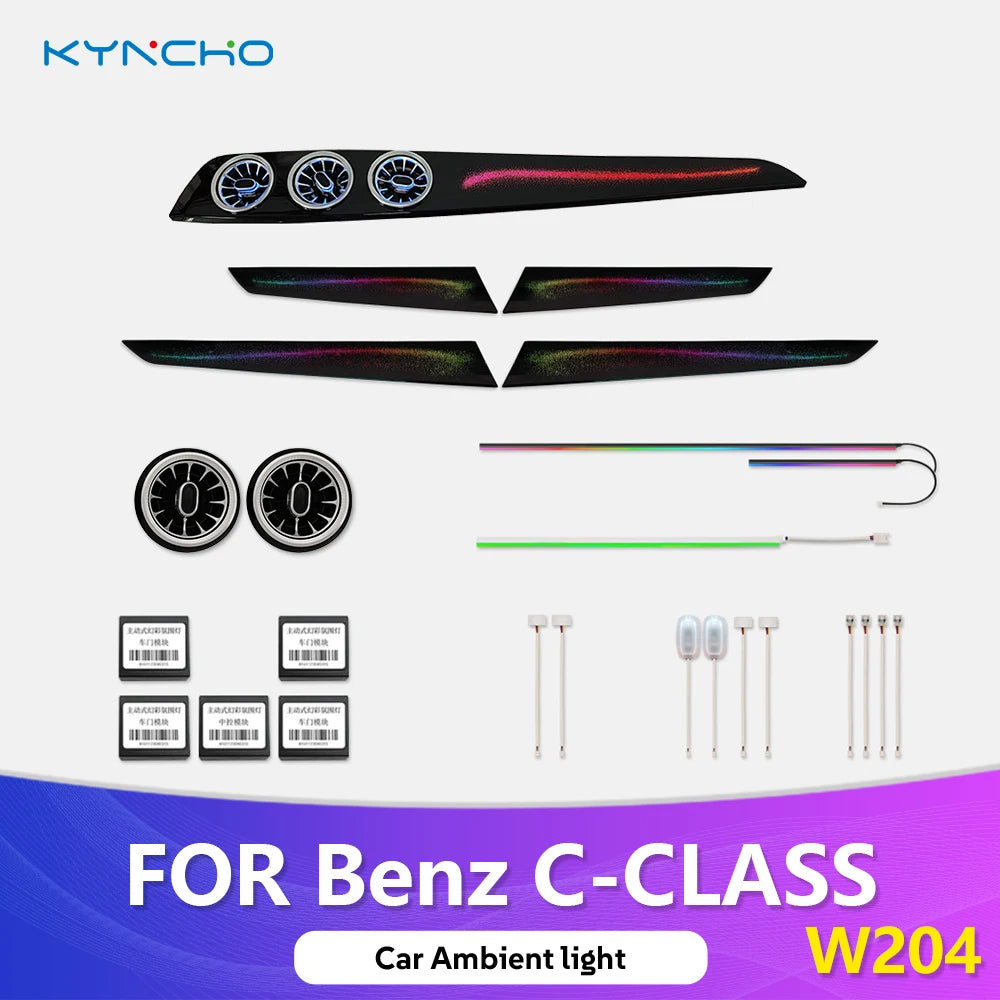 For Benz C Class W204 Ambient Lighting Kit Symphony Ambient