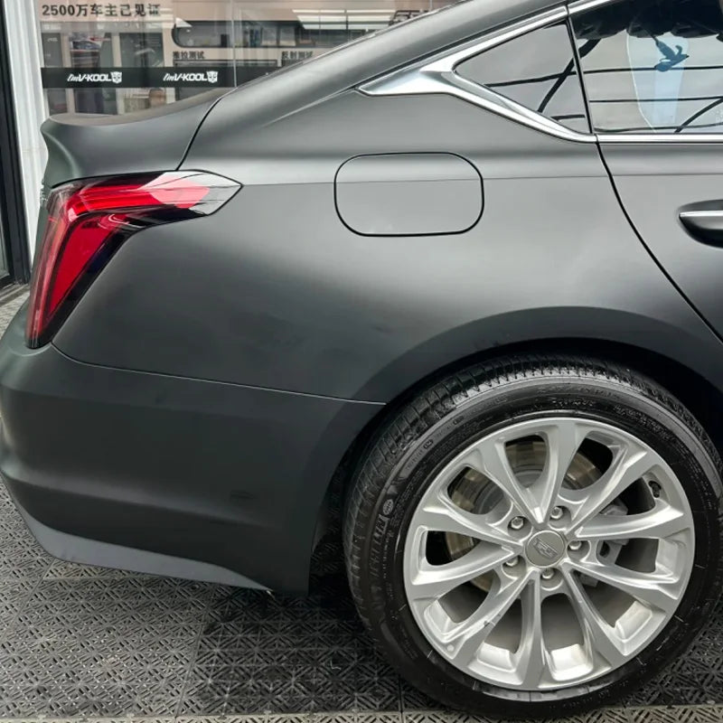 Premium Black Matte Wrap Vinyl Roll Air Release Self