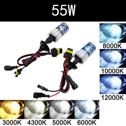 2PCS 55W Hid Xenon Kit Bulb H1 H4 H7