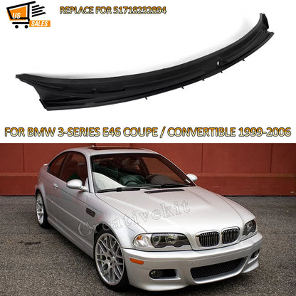 For BMW 3 Series E46 Coupe 1999-2006 Windshield Wiper Cover Vent
