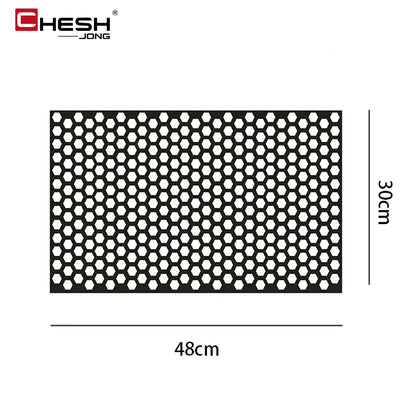 For Auto Motorcycle Diy Exterior Decoration Honeycomb Front Rear
